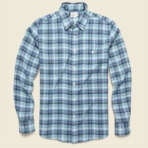 Men’s Faherty Movement Flannel In Headwater Plaid